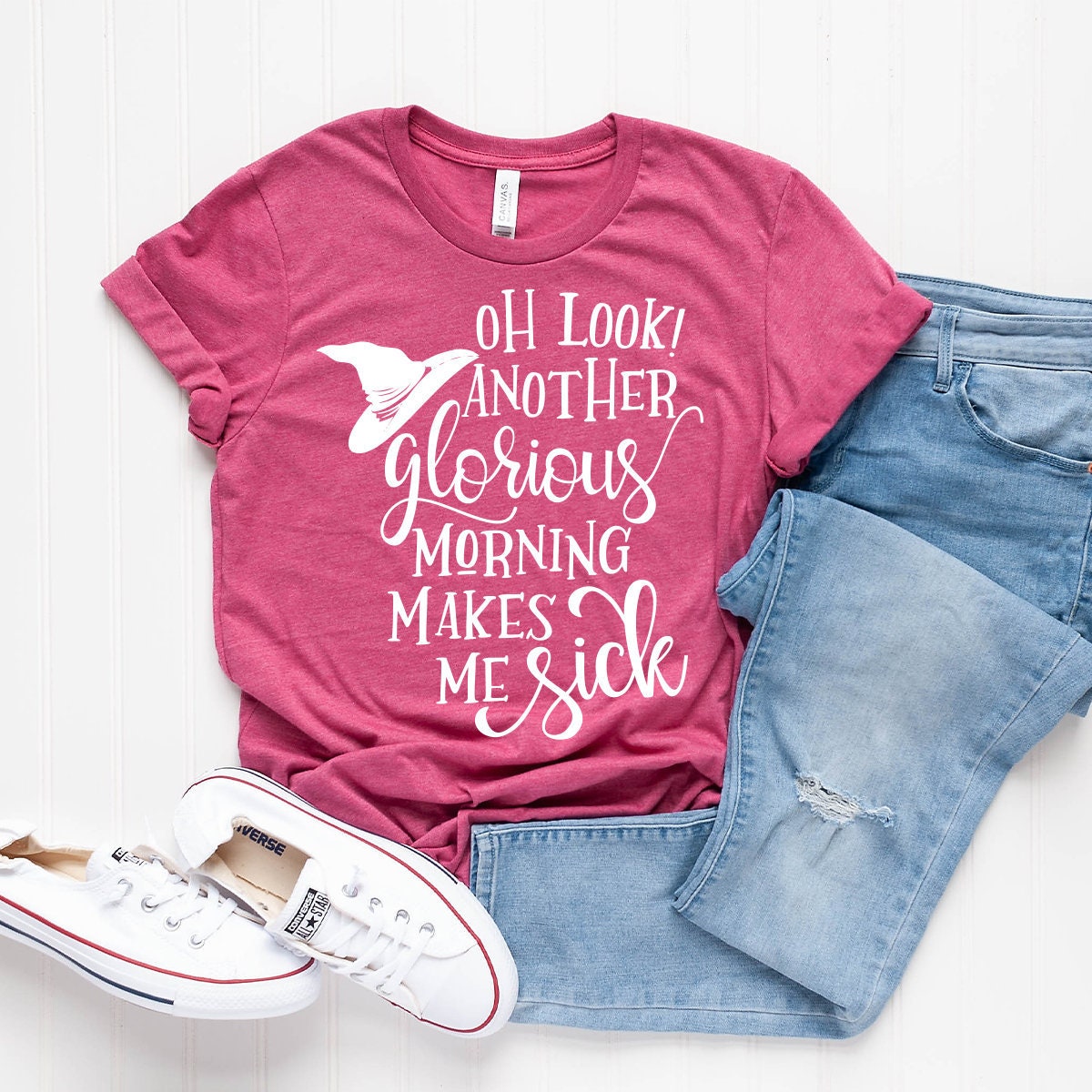 Oh Look Another Glorious Morning Make Me Sick Shirt, Magician Shirt, Witch Sisters Tshirt, Halloween Shirt, Fall Shirt, Halloween Tee