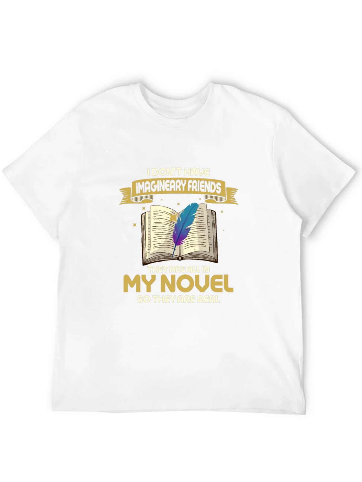 Book Lover T-Shirt: Imaginary Friends Novel Tee product image 11