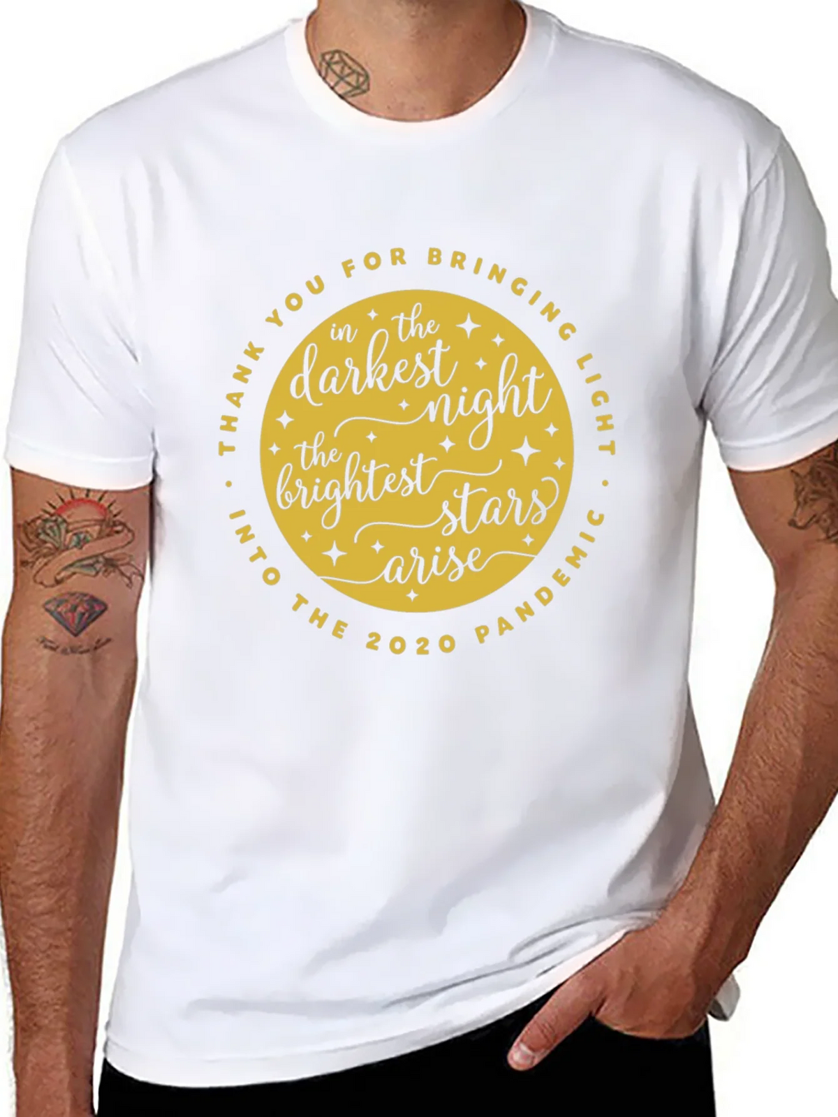 Darkest Night Brightest Stars T-Shirt product image 4