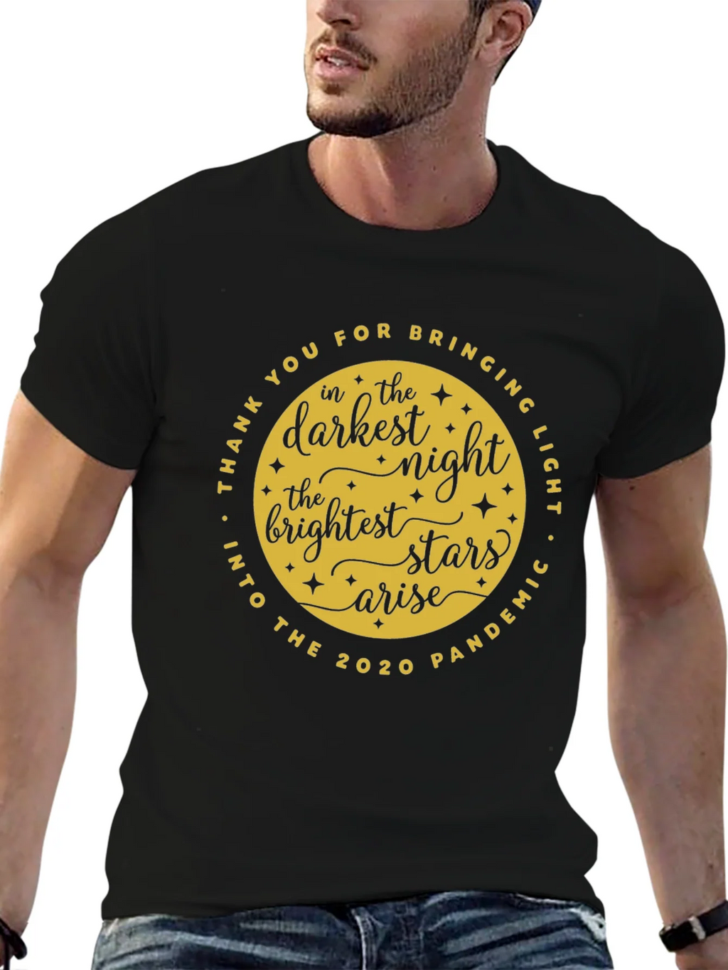 Darkest Night Brightest Stars T-Shirt product image 3