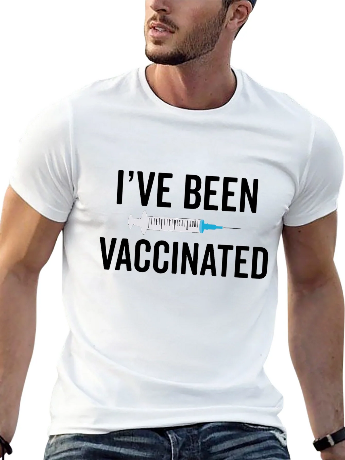 Ive Been Vaccinated Black T-Shirt product image 11