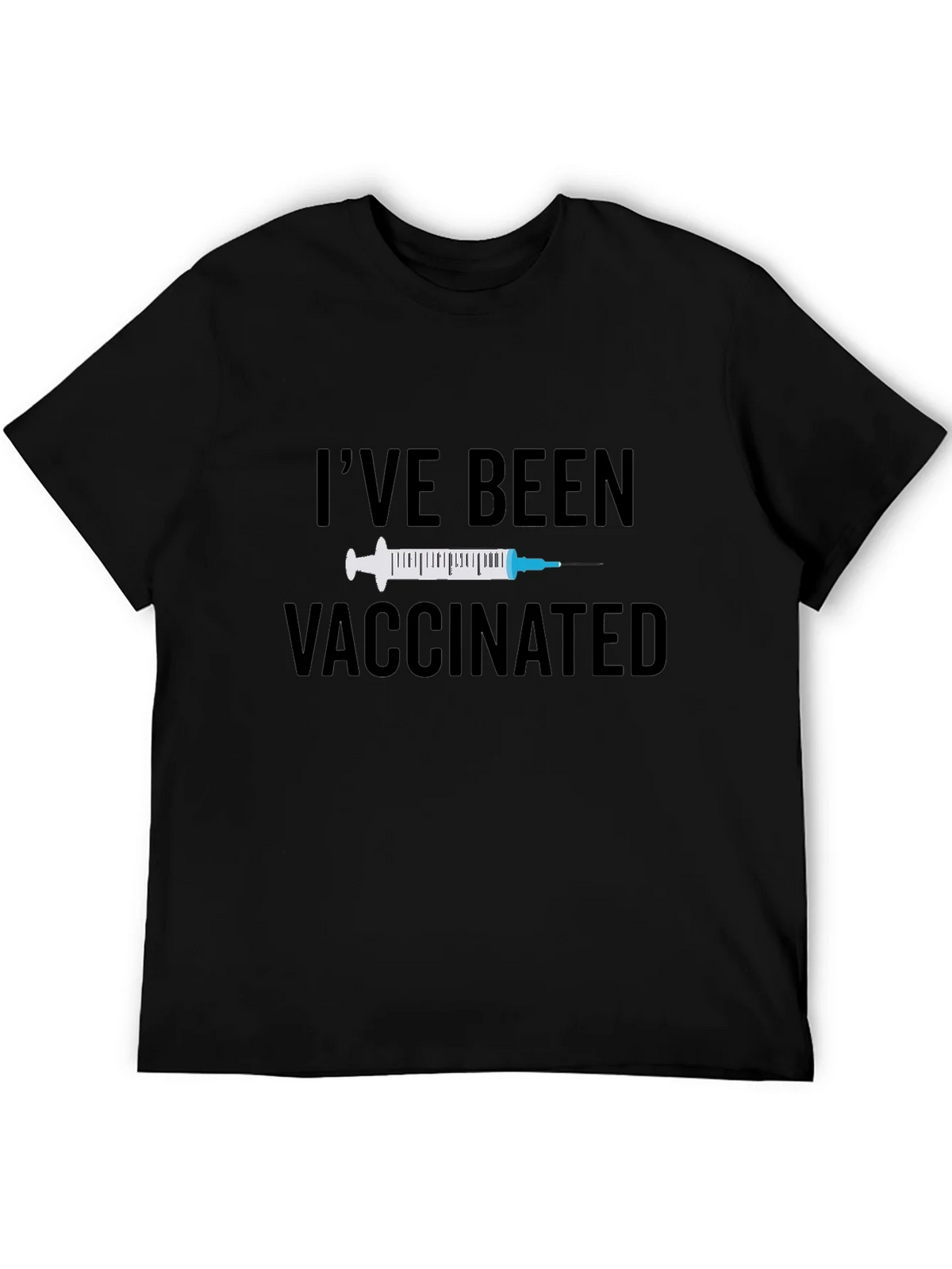 Ive Been Vaccinated Black T-Shirt product image 4