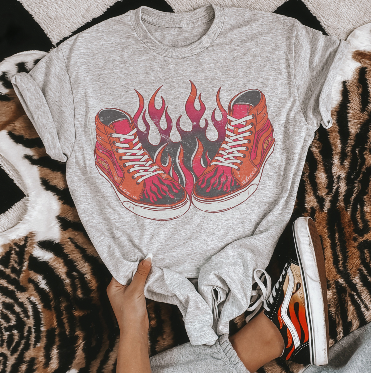 Flamin Hightops Sublimation Tee product image 1