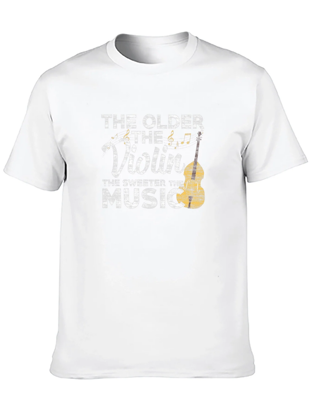 The Older Violin Sweeter Music T-Shirt product image 4
