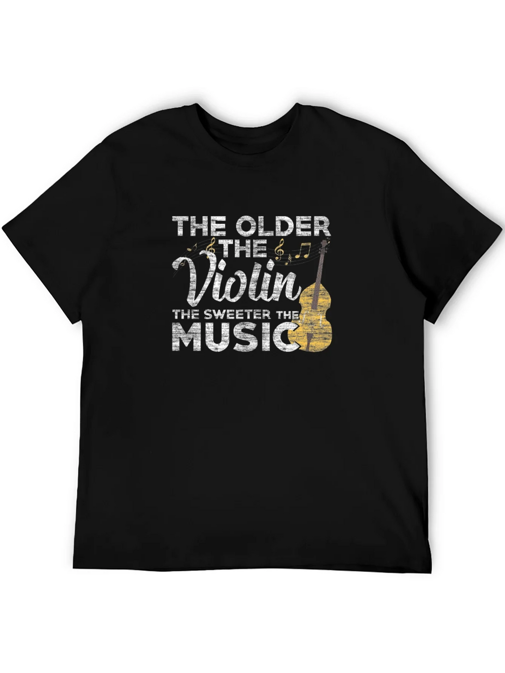 The Older Violin Sweeter Music T-Shirt product image 2