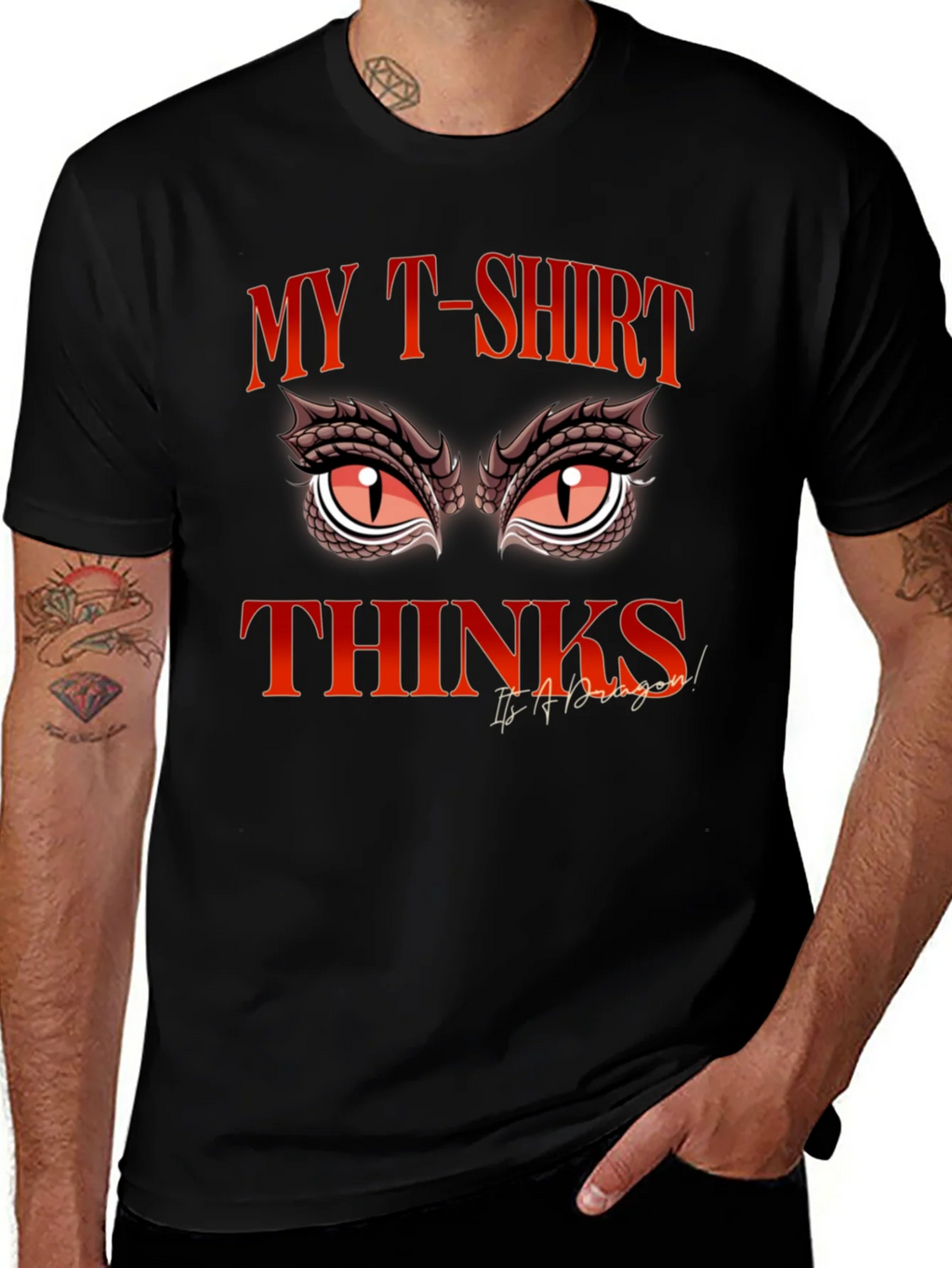 My T-Shirt Thinks Its a Dragon - Graphic Tee product image 1
