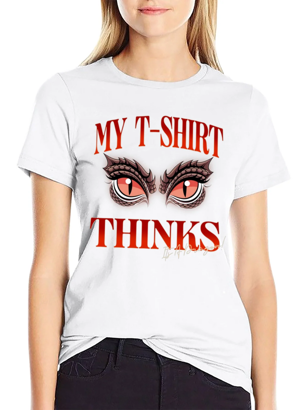 My T-Shirt Thinks Its a Dragon - Graphic Tee product image 3