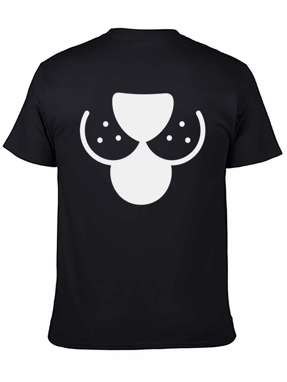 Dog Nose Graphic Tee - Black Cotton Casual Shirt product image 2