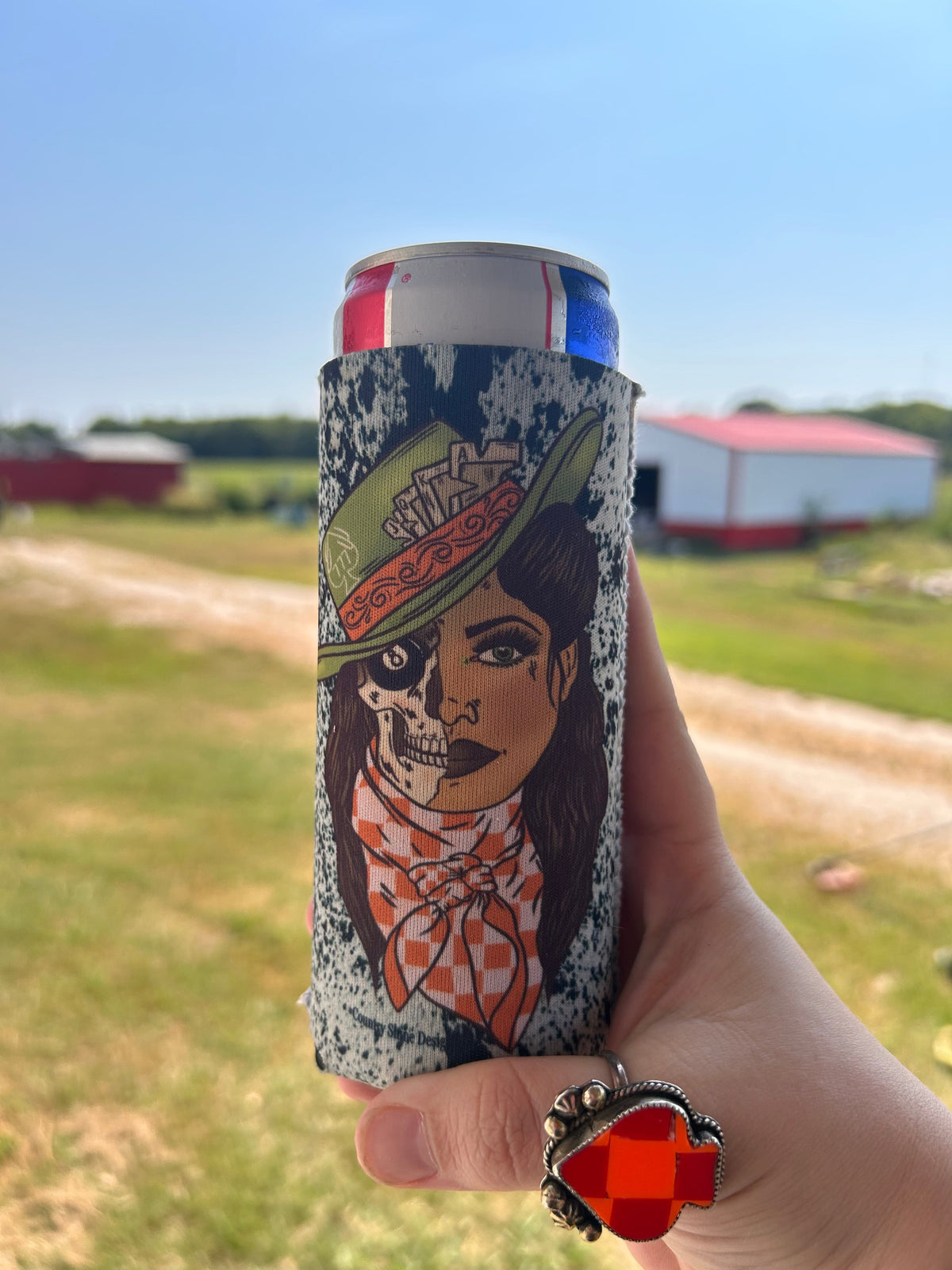 She’s the devil Koozie