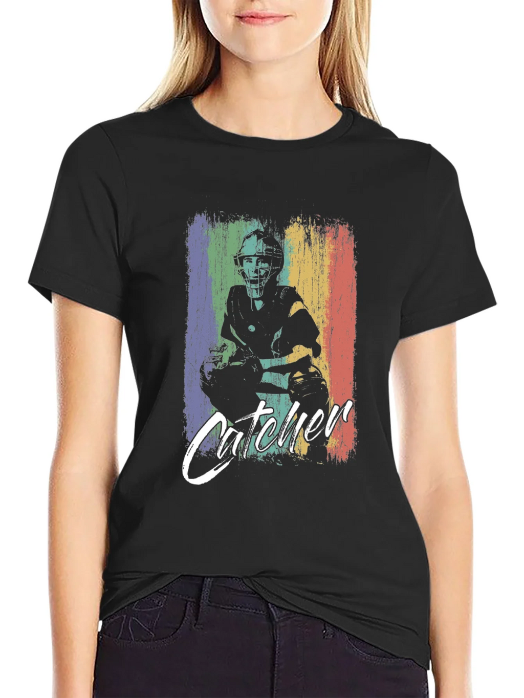 Catcher Graphic Tee - Baseball Fan Shirt product image 2