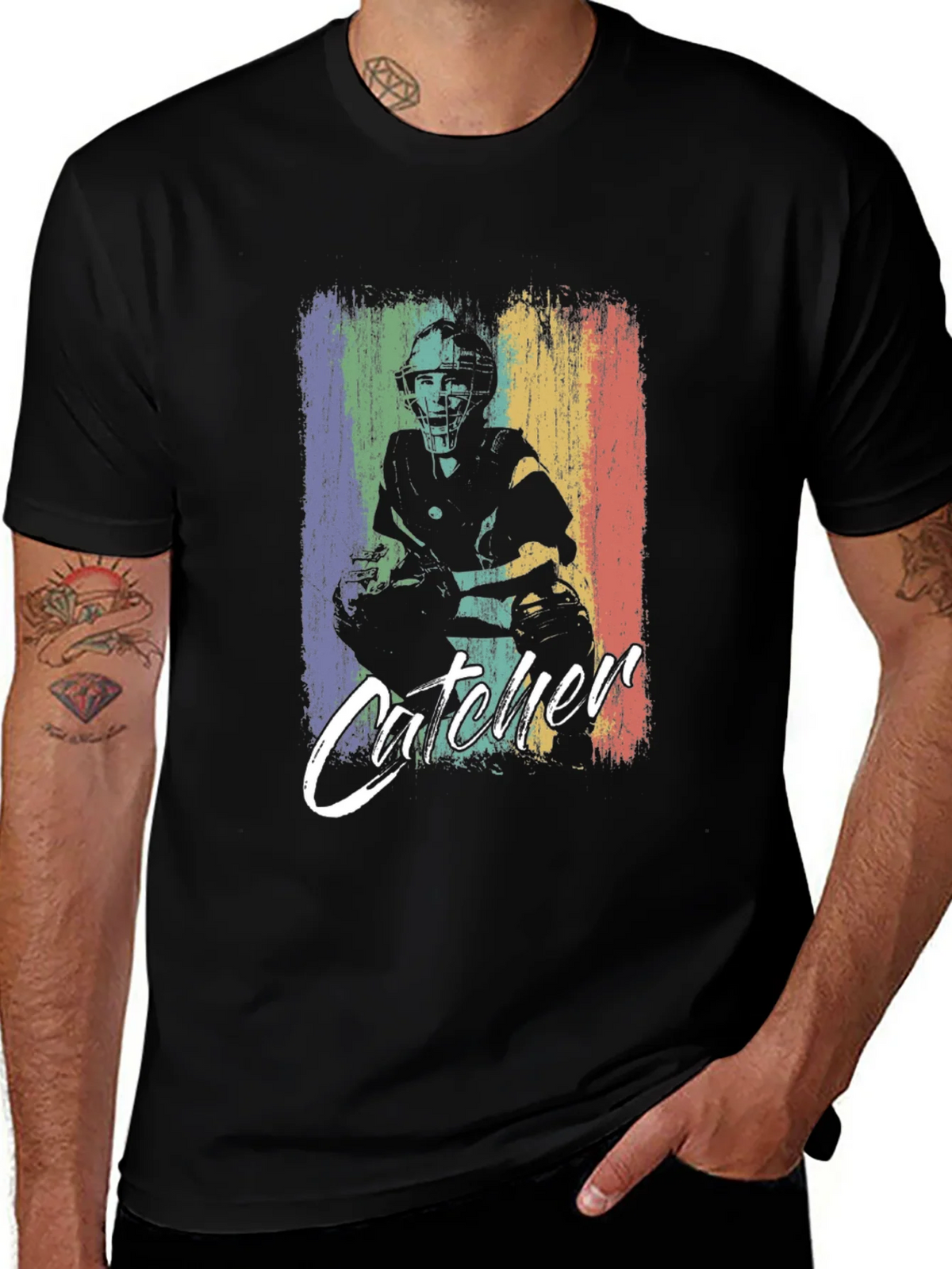 Catcher Graphic Tee - Baseball Fan Shirt product image 1