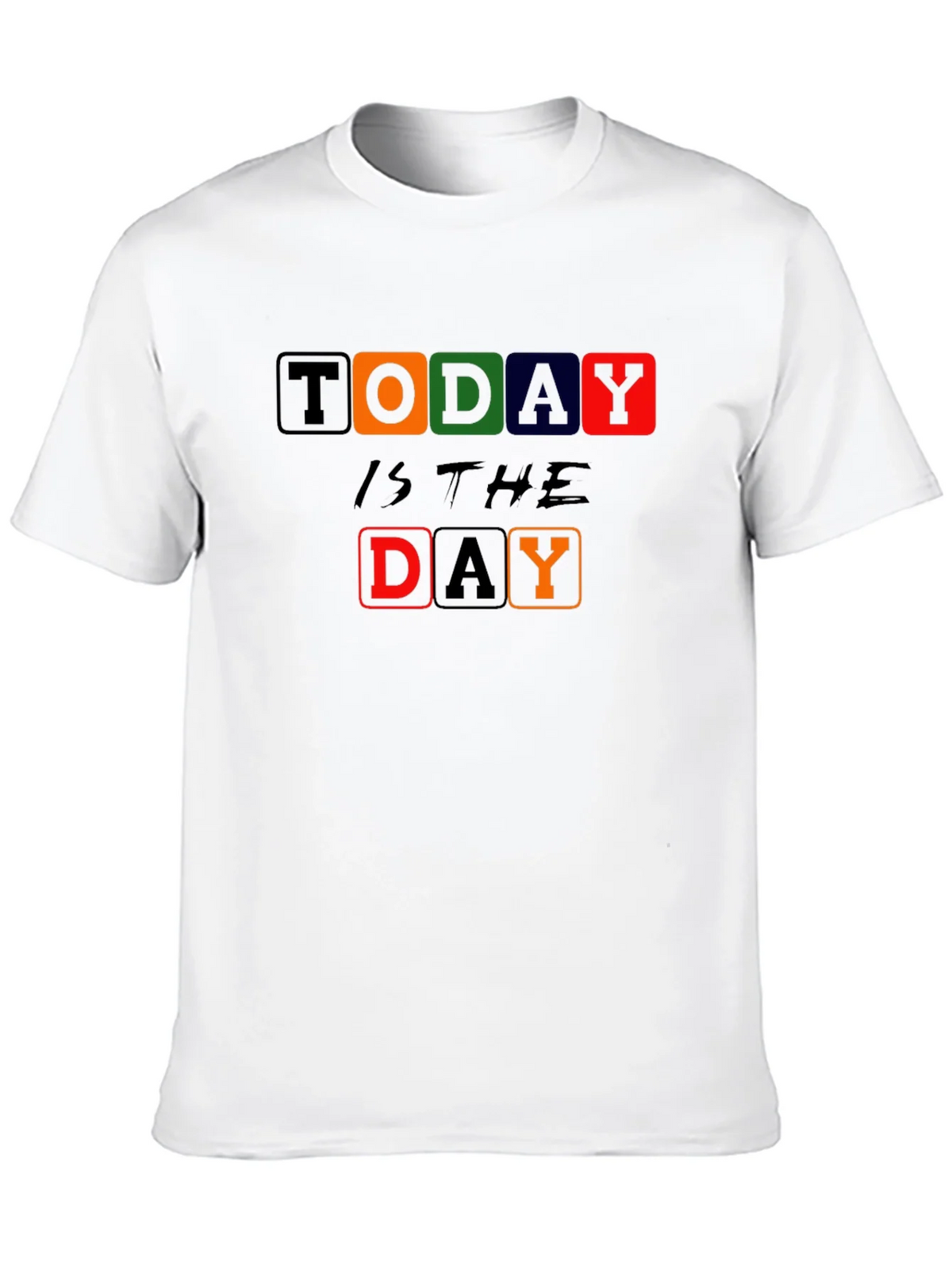 Today is the Day Graphic Print Black T-Shirt product image 4