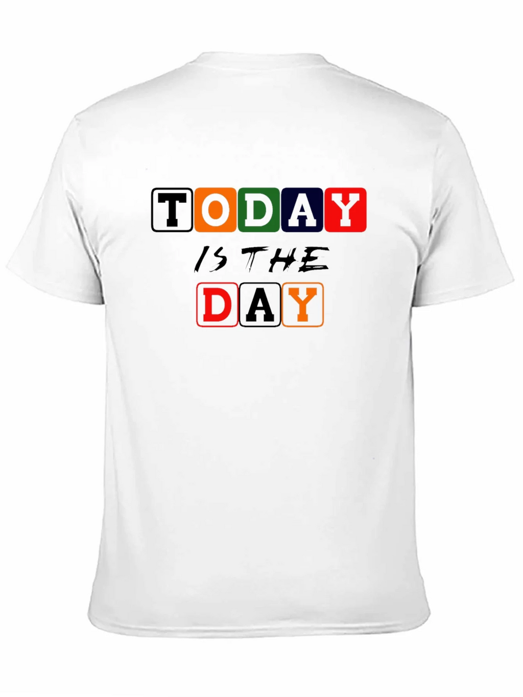 Today is the Day Graphic Print Black T-Shirt product image 5