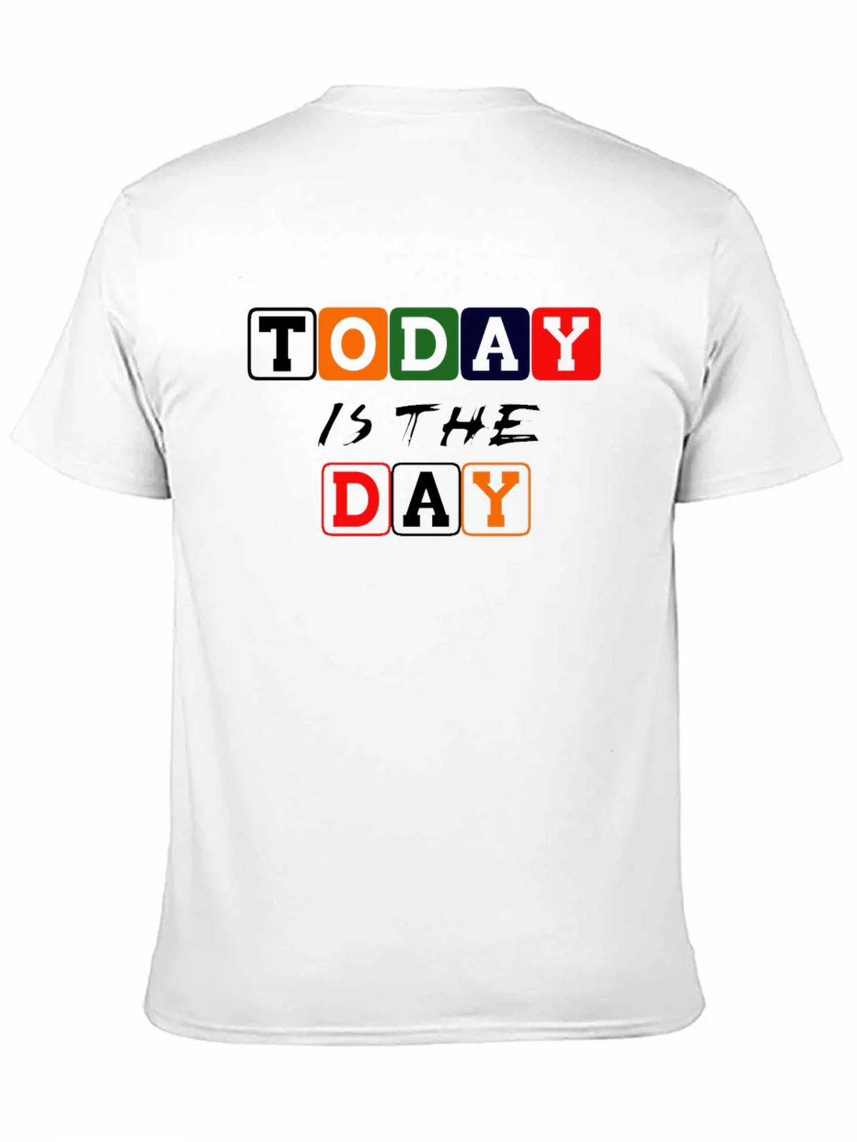 Today is the Day Graphic Print Black T-Shirt product image 5
