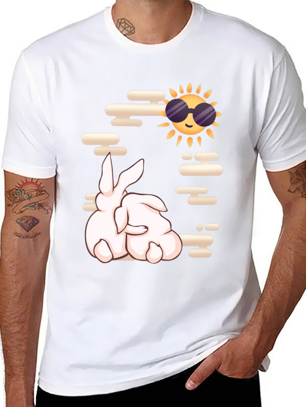 Cool Bunny Graphic T-Shirt - Soft Cotton Tee product image 3