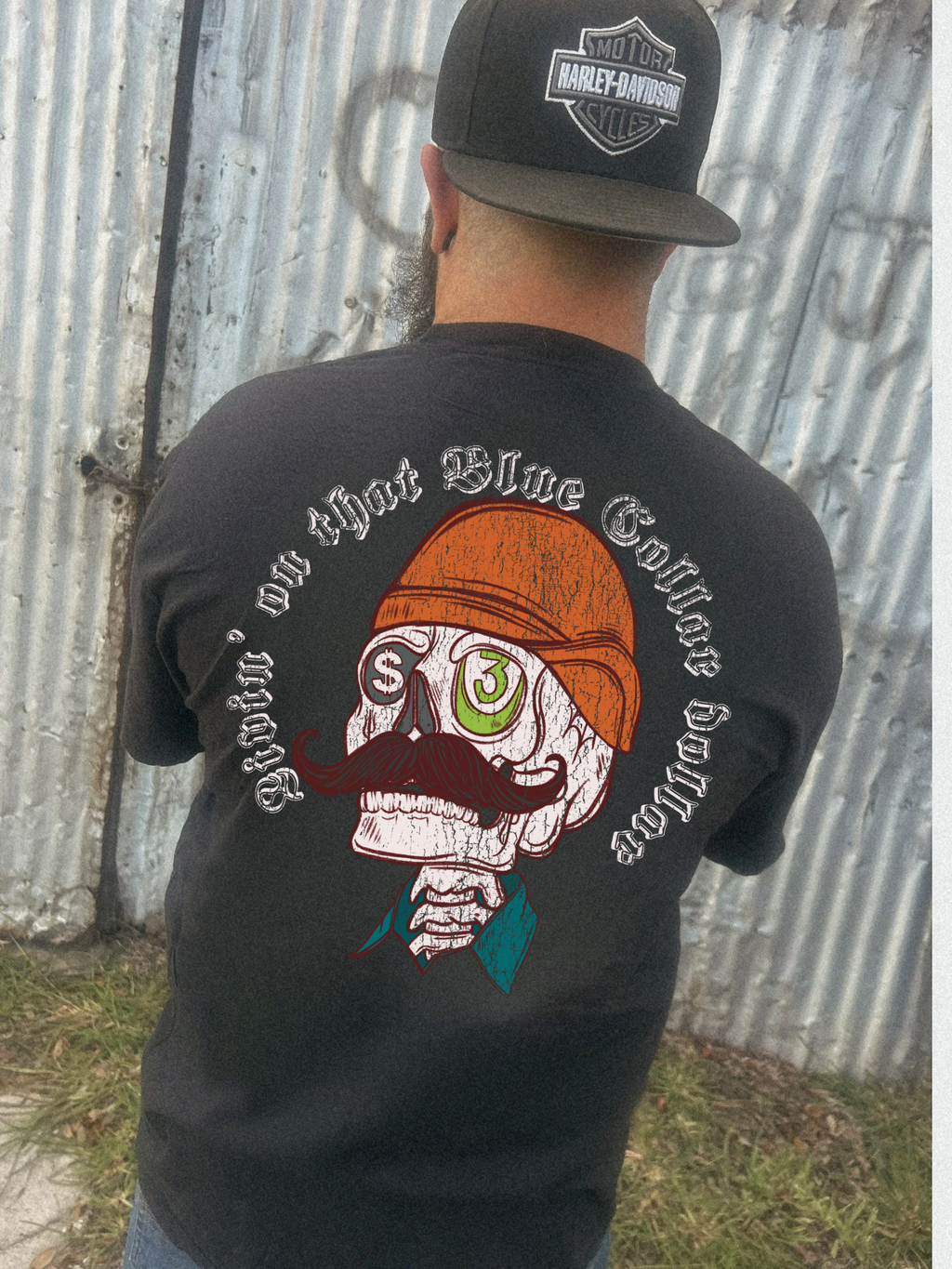 Livin on Blue Collar Dollar tee product image 3