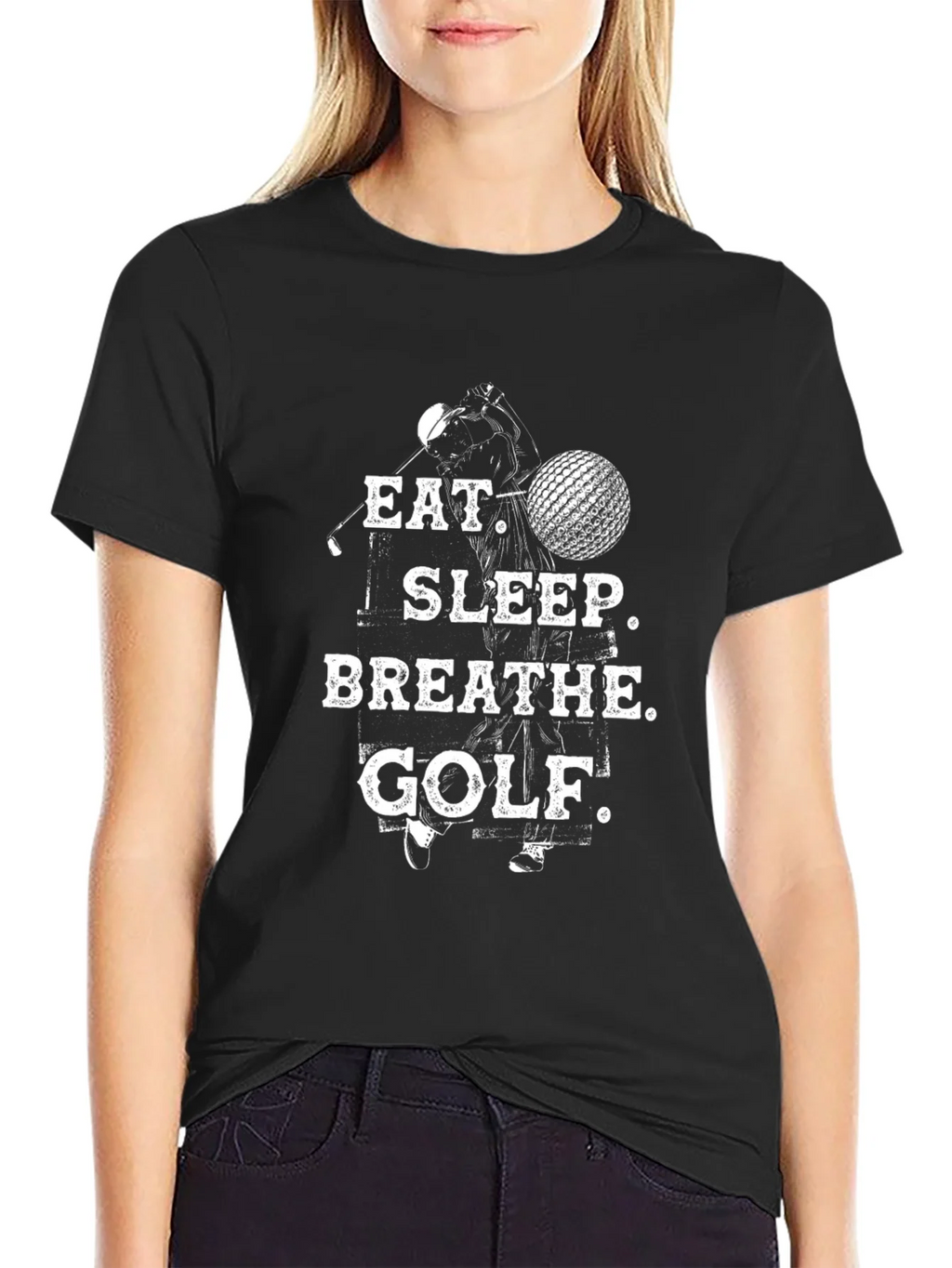 Eat Sleep Breathe Golf T-Shirt - Golfer Gift product image 2