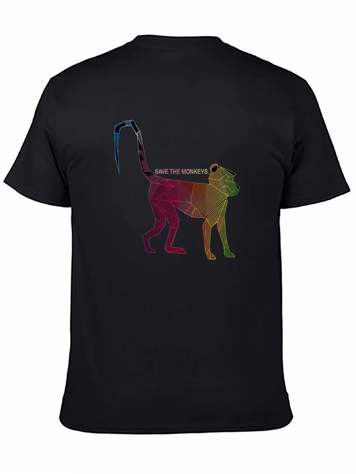 Save the Monkeys Graphic Tee - Stylish & Unique product image 2