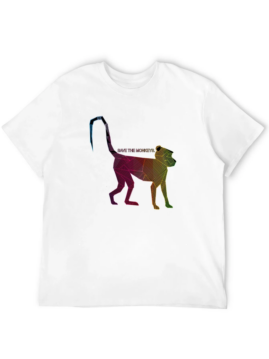 Save the Monkeys Graphic Tee - Stylish & Unique product image 5