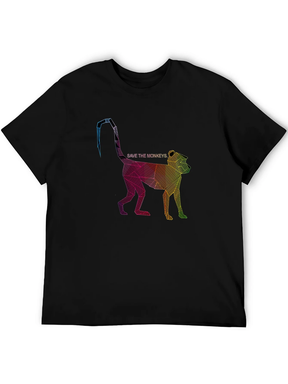 Save the Monkeys Graphic Tee - Stylish & Unique product image 3