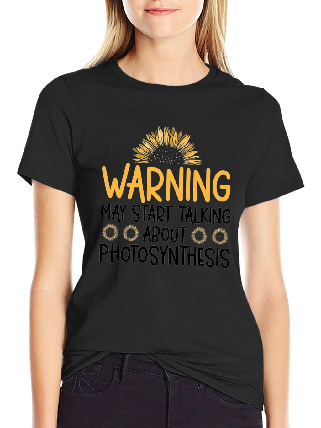 Warning Photosynthesis Graphic T-Shirt product image 2