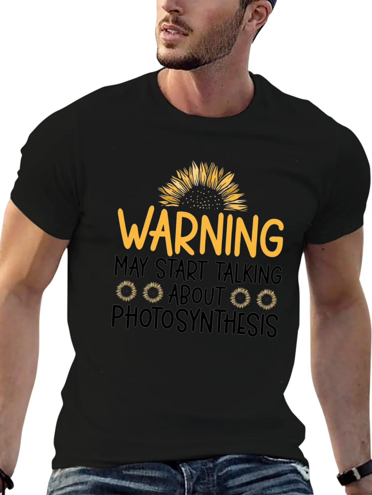Warning Photosynthesis Graphic T-Shirt product image 6