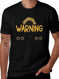 Warning Photosynthesis Graphic T-Shirt product image 1