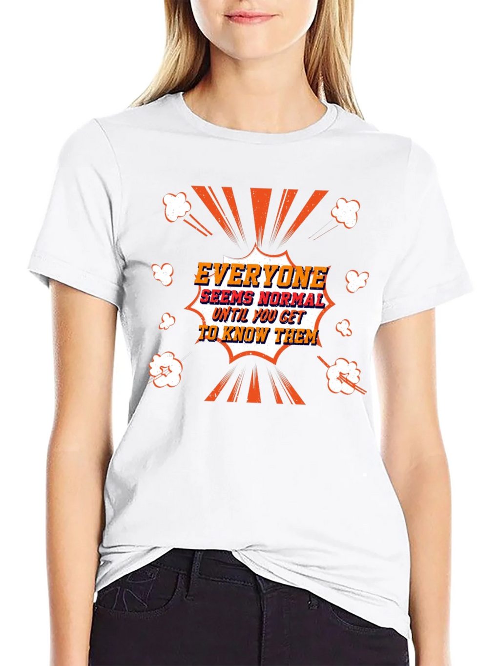 Everyone Seems Normal Graphic Tee product image 5
