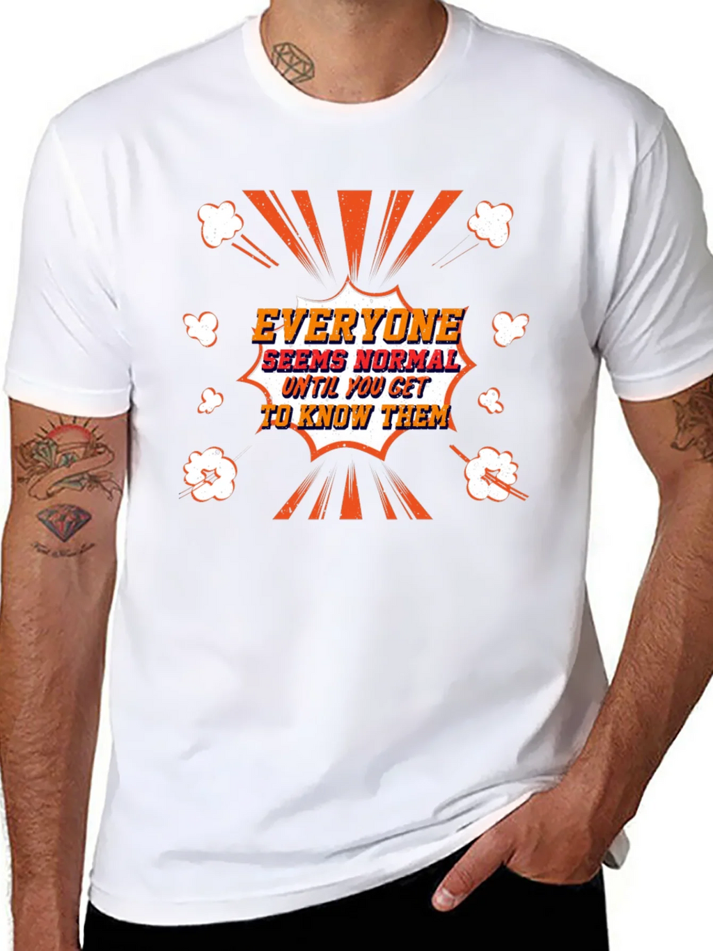 Everyone Seems Normal Graphic Tee product image 4