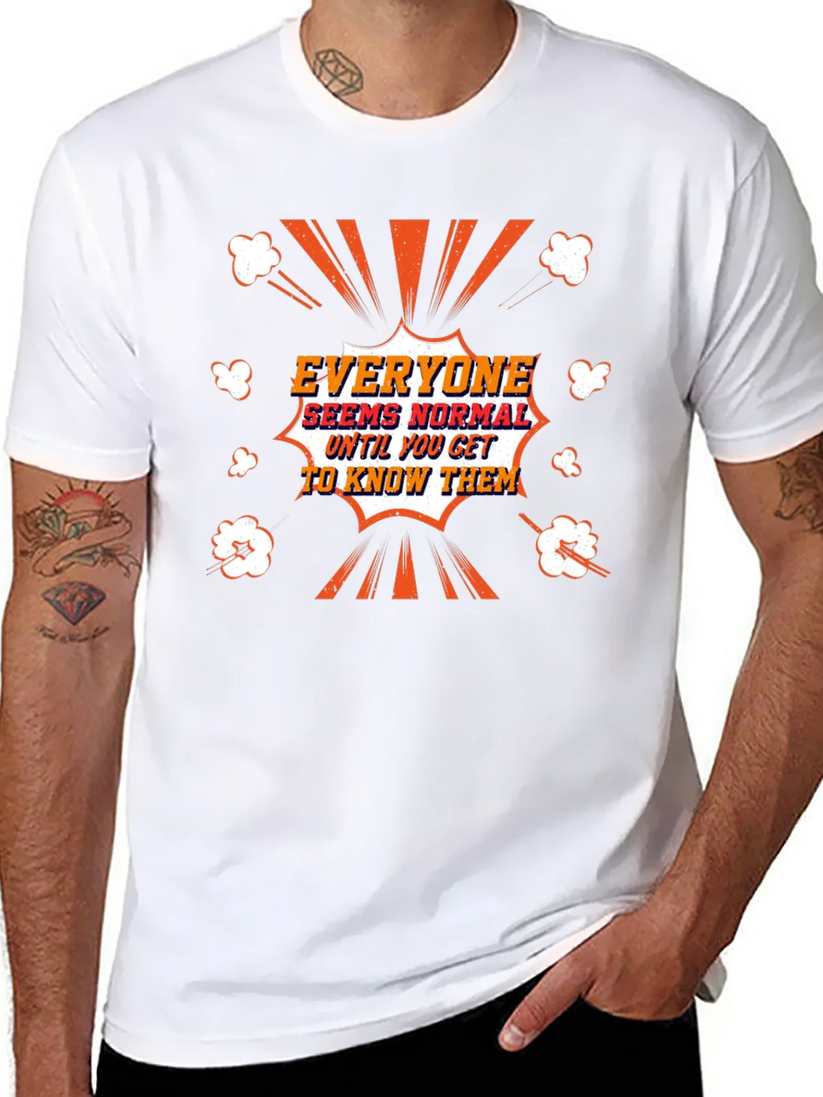 Everyone Seems Normal Graphic Tee product image 4