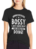 I AM NOT Bossy T-Shirt Funny Sarcastic Novelty Tee product image 1