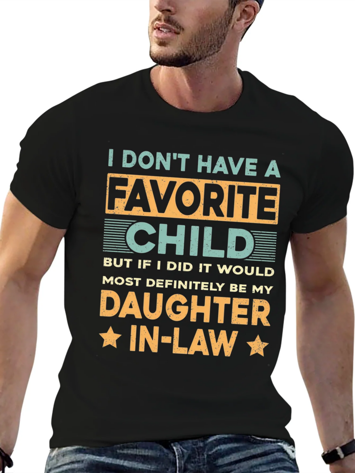 Daughter-in-Law Favorite Child Graphic T-Shirt product image 2