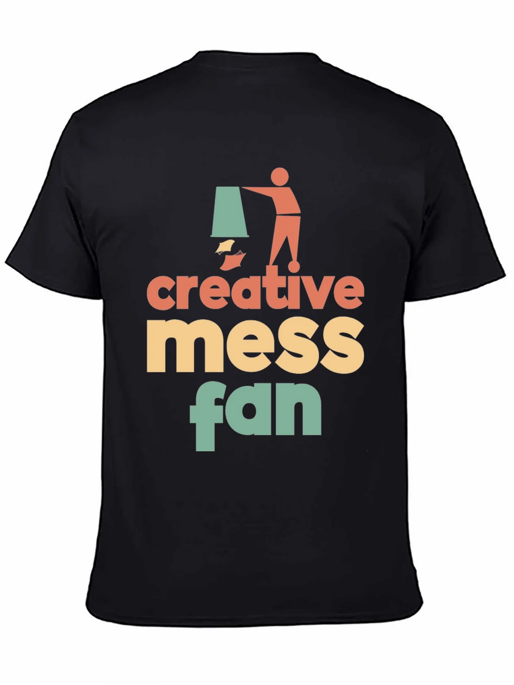 Creative Mess Fan Graphic T-Shirt - Stylish & Unique! product image 4
