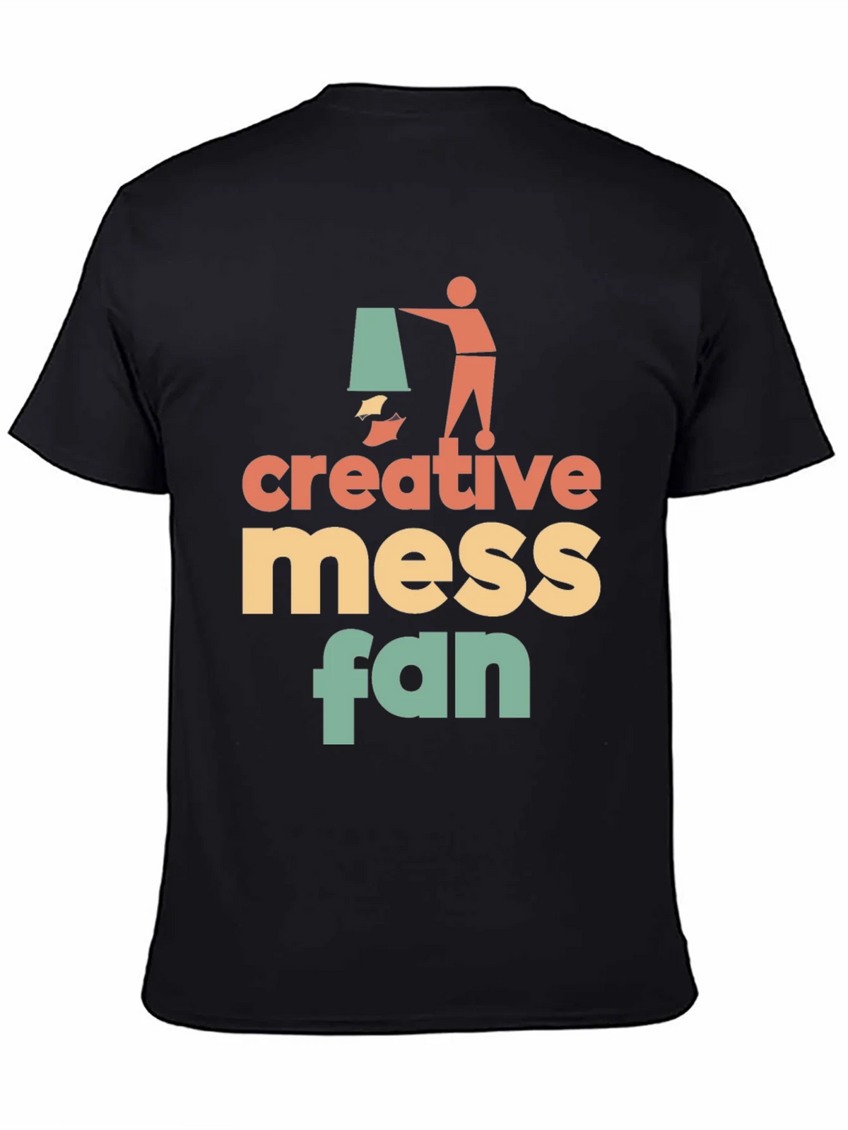 Creative Mess Fan Graphic T-Shirt - Stylish & Unique! product image 4