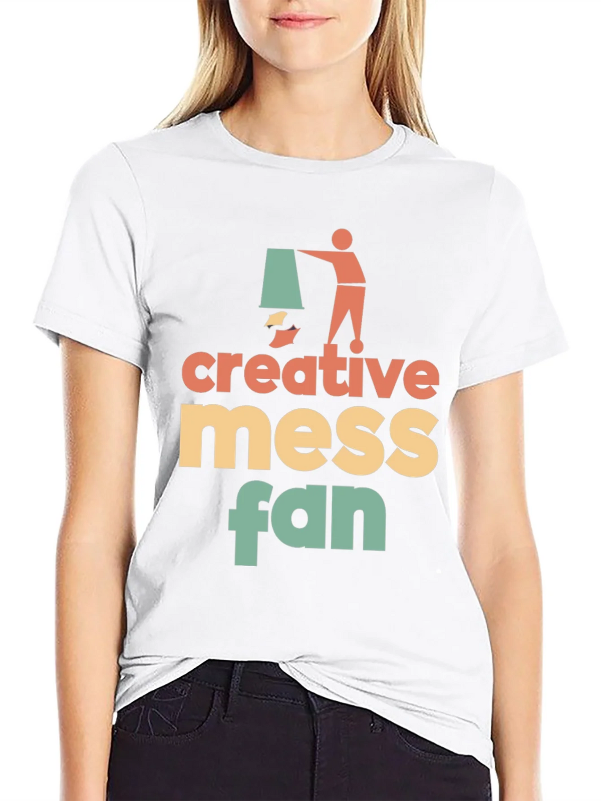 Creative Mess Fan Graphic T-Shirt - Stylish & Unique! product image 7