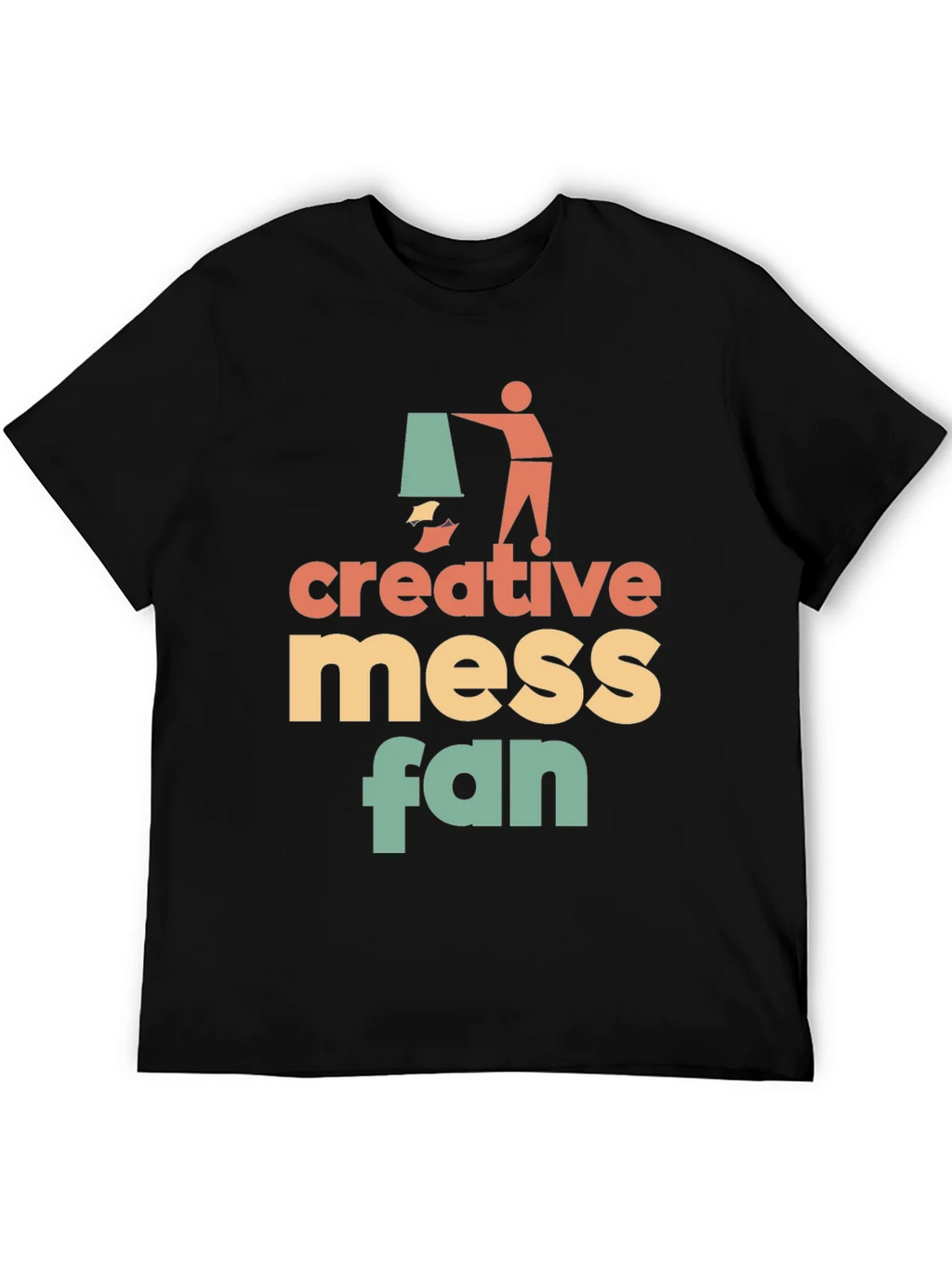 Creative Mess Fan Graphic T-Shirt - Stylish & Unique! product image 5