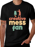 Creative Mess Fan Graphic T-Shirt - Stylish & Unique! product image 1