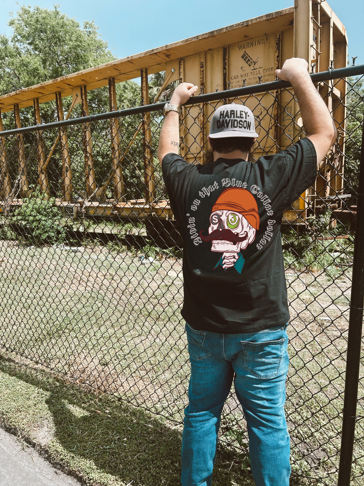 Livin on Blue Collar Dollar tee product image 2