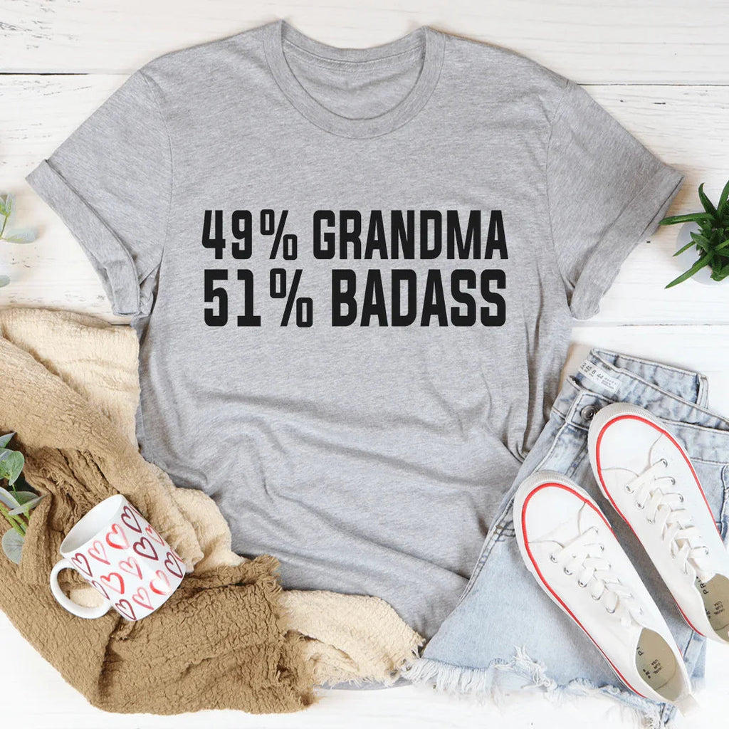 49% Grandma 51% Badass Tee product image 2
