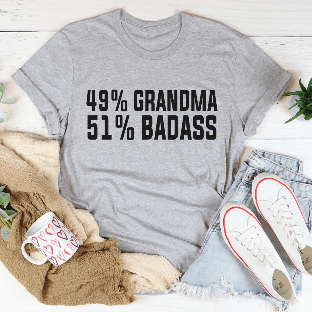 49% Grandma 51% Badass Tee product image 2