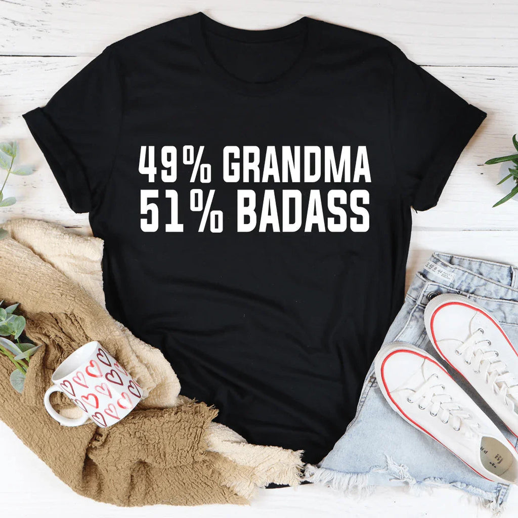 49% Grandma 51% Badass Tee product image 1