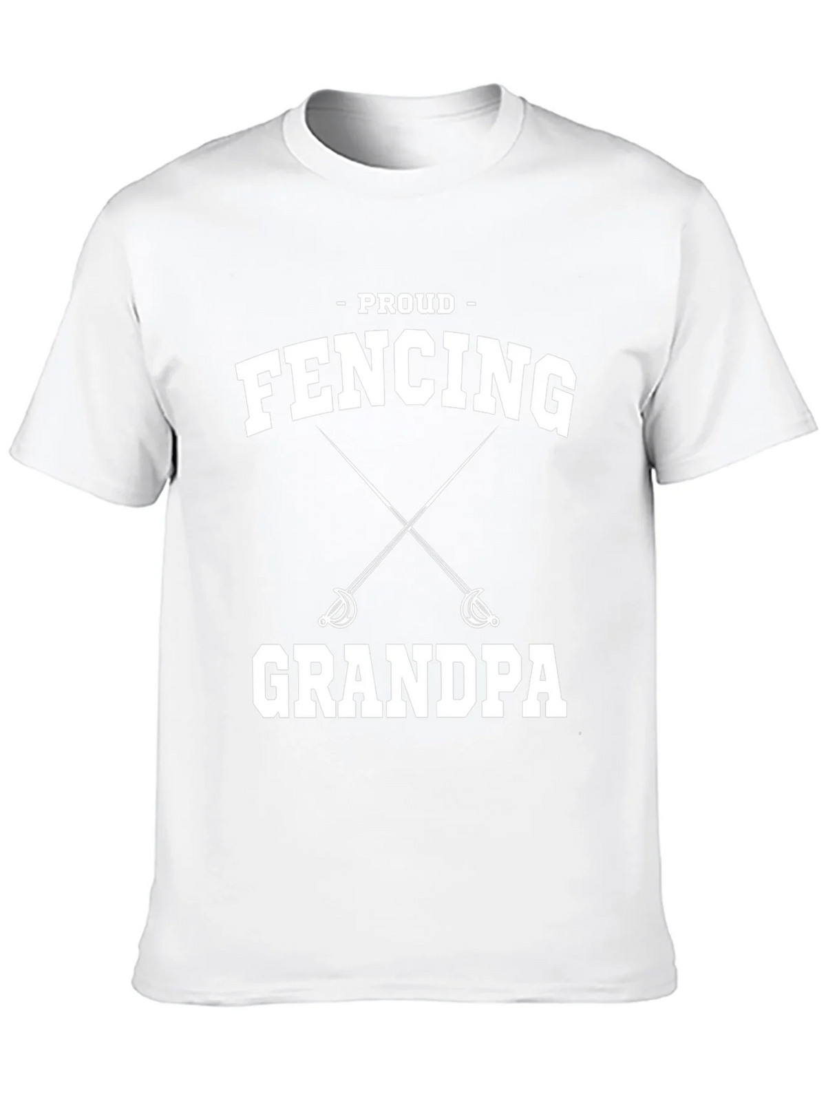 Proud Fencing Grandpa T-Shirt - Black product image 2