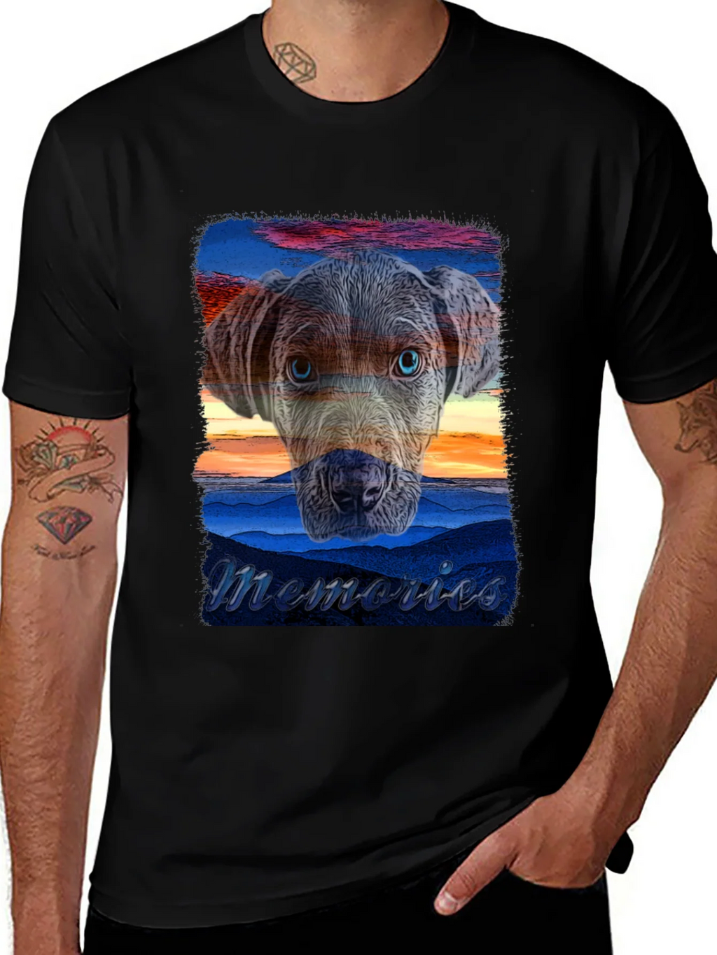 Memories Dog Graphic T-Shirt - Unisex product image 1