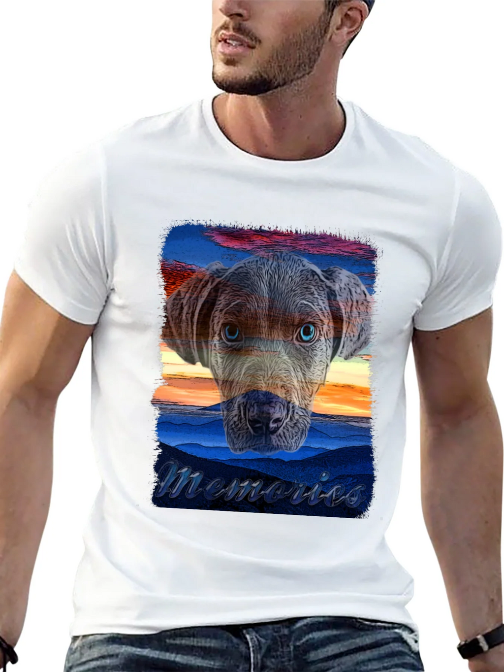 Memories Dog Graphic T-Shirt - Unisex product image 6