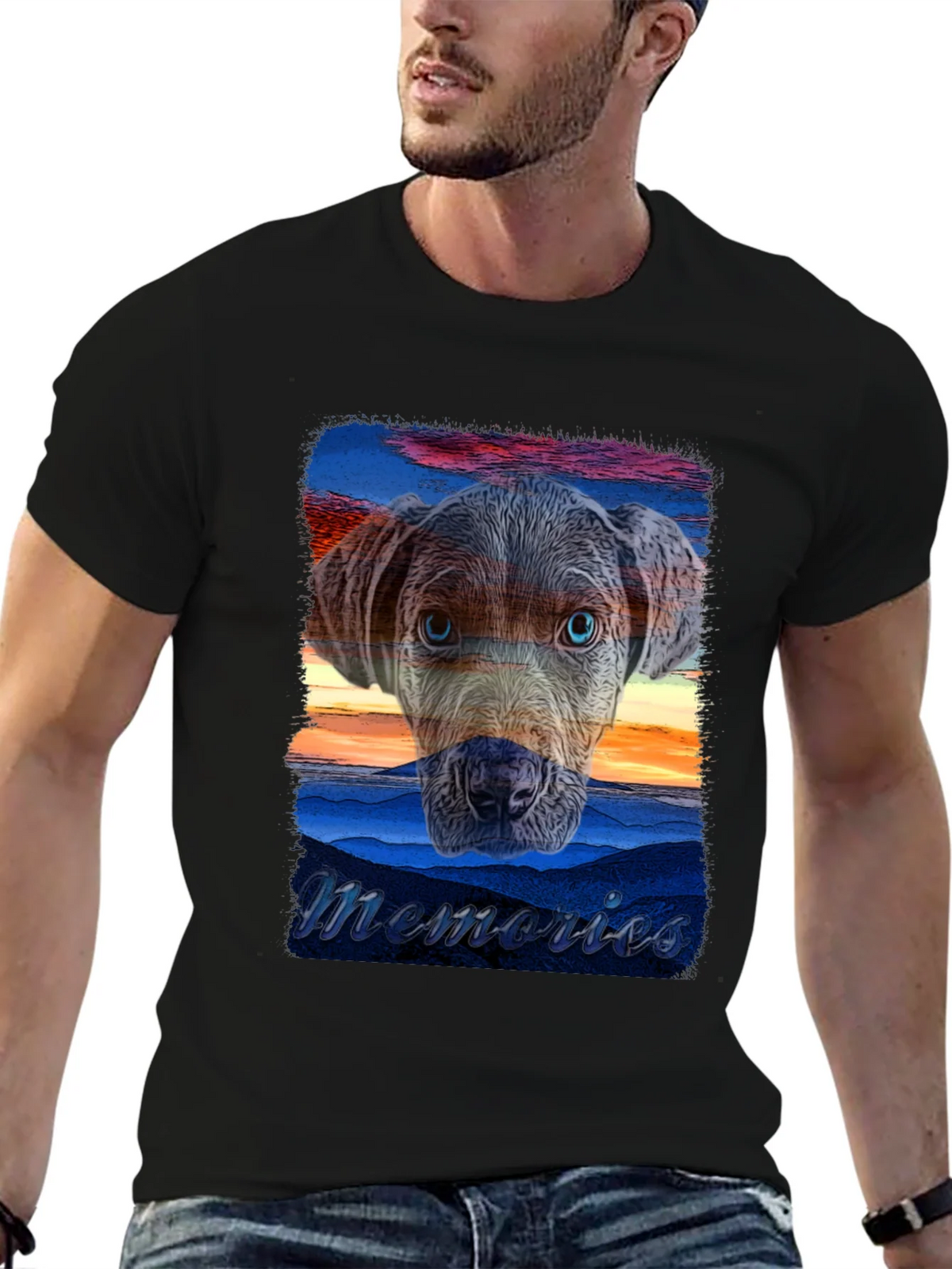 Memories Dog Graphic T-Shirt - Unisex product image 3