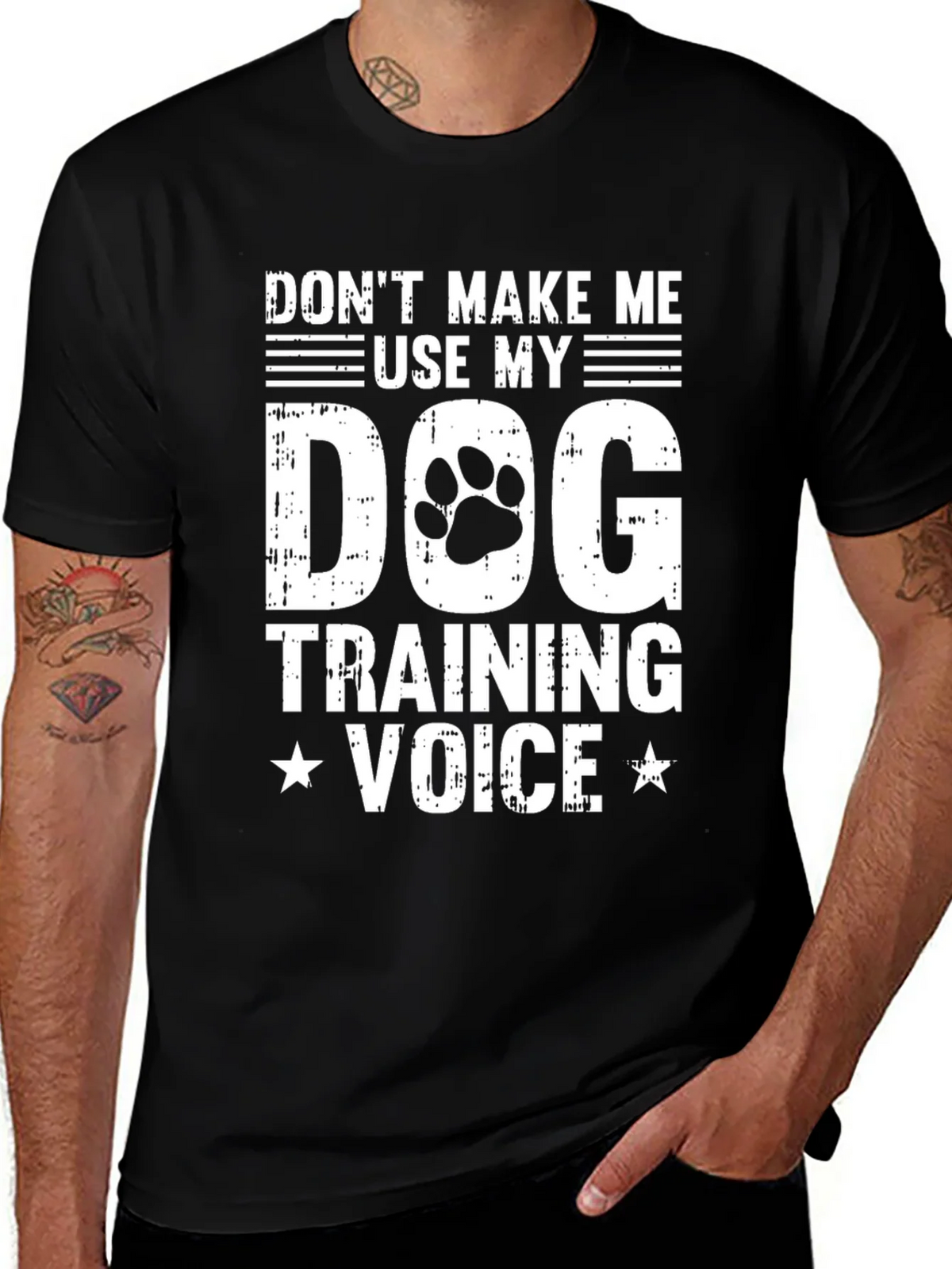 Dog Training Voice Graphic Tee product image 1