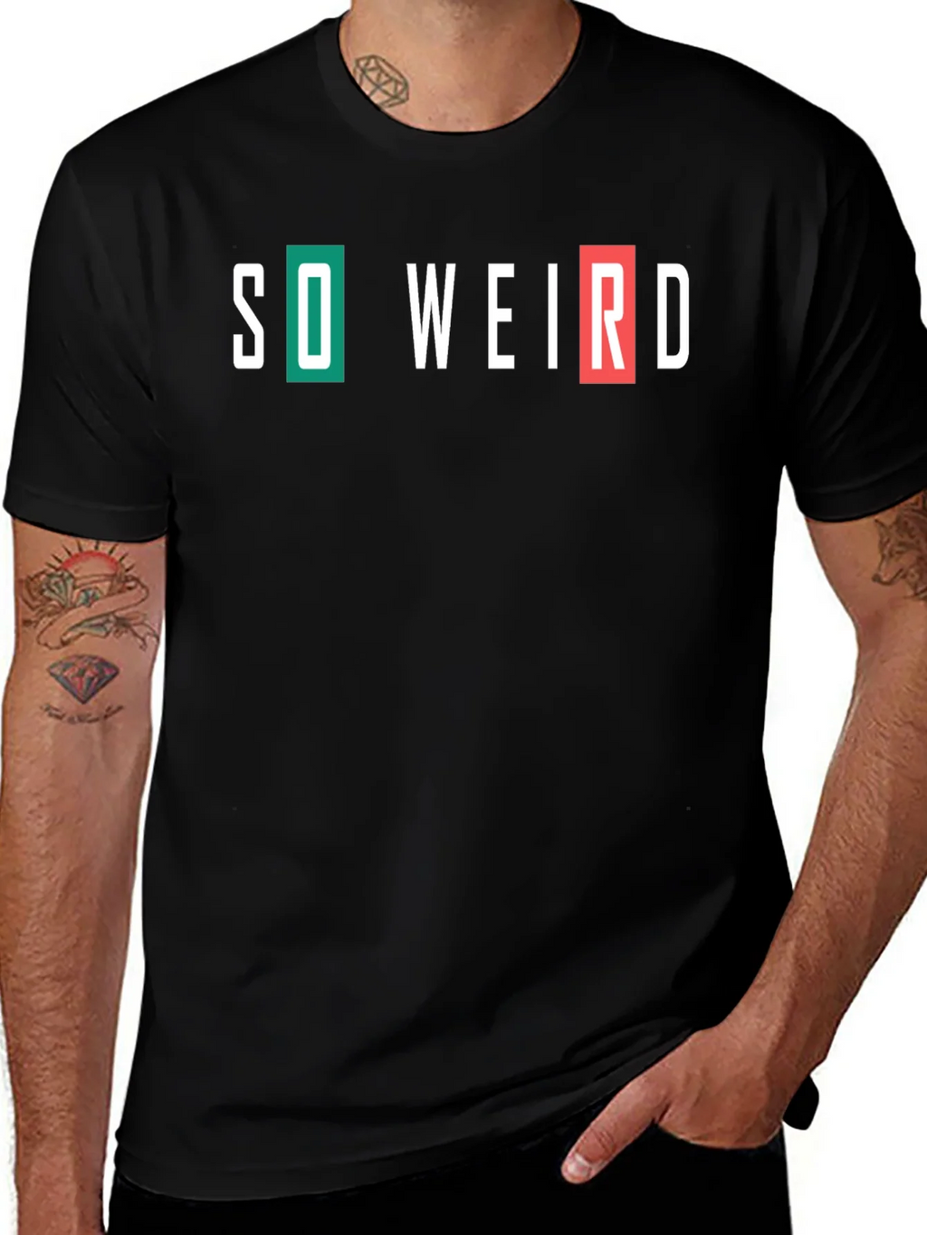 So Weird Graphic Tee - Mens Crew Neck T-Shirt product image 1