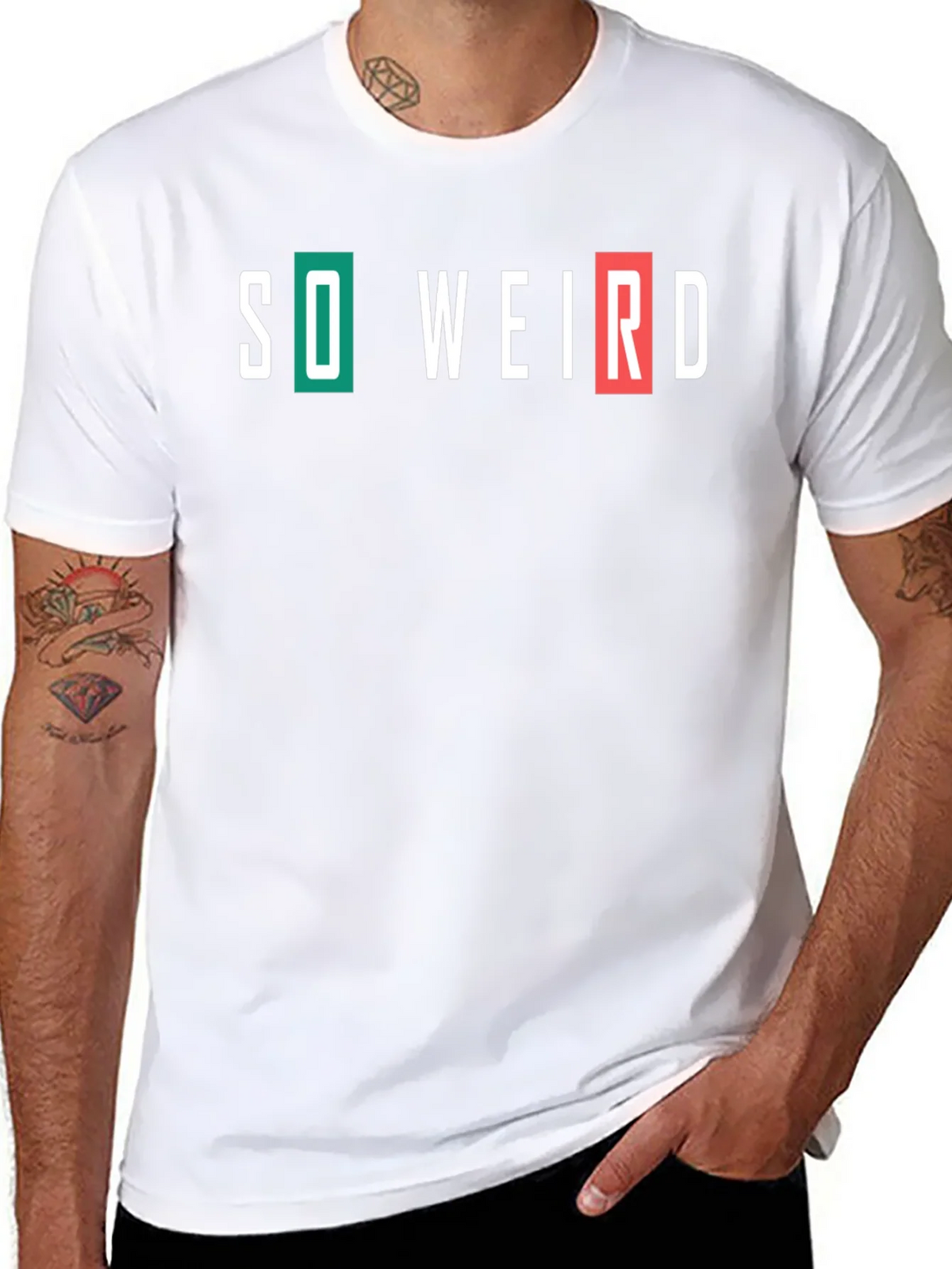 So Weird Graphic Tee - Mens Crew Neck T-Shirt product image 7