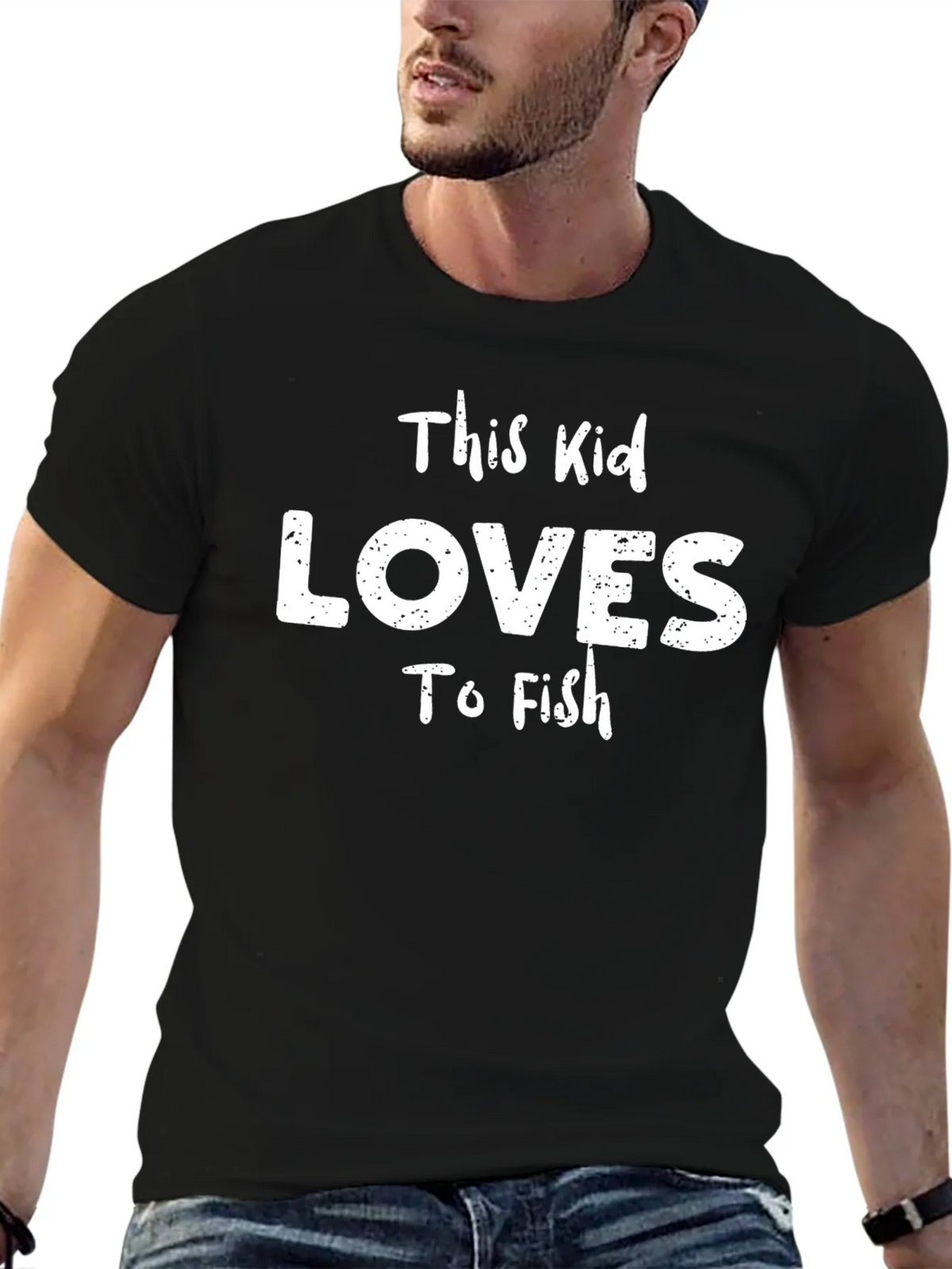 This Kid Loves To Fish - Graphic T-Shirt product image 2