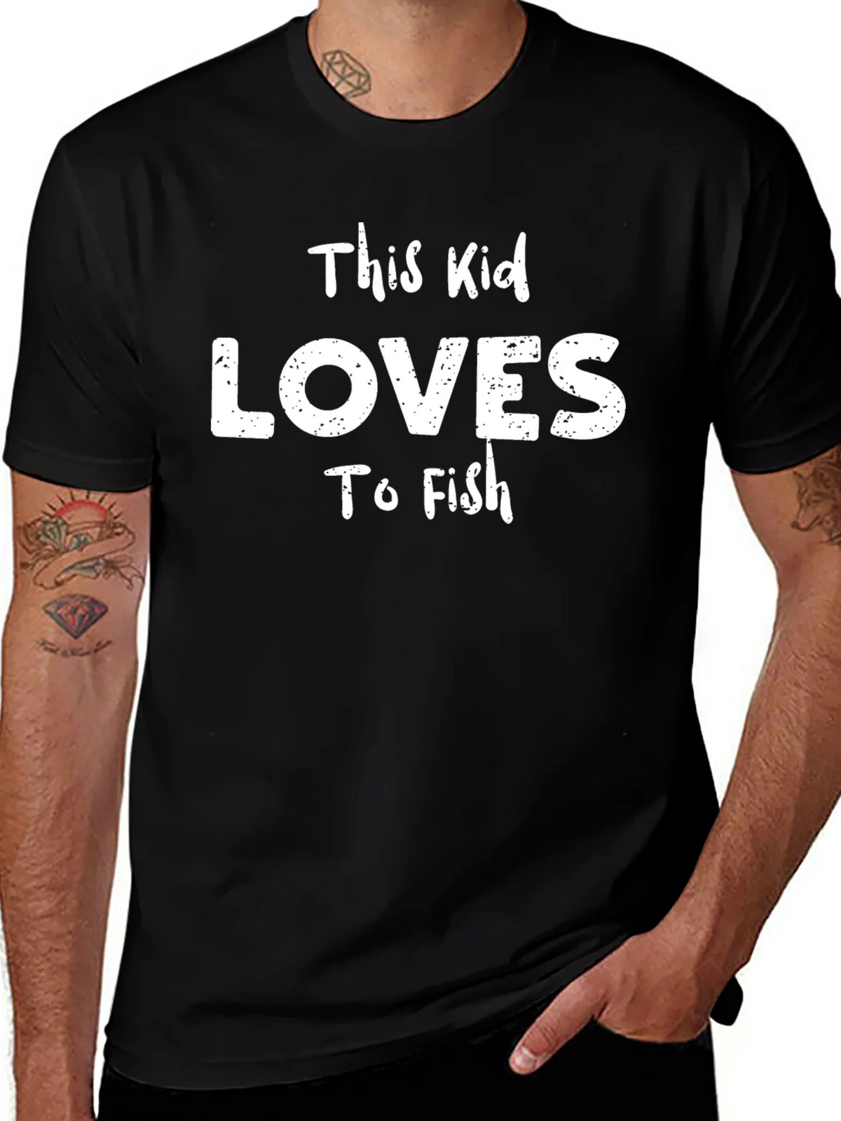 This Kid Loves To Fish - Graphic T-Shirt product image 1